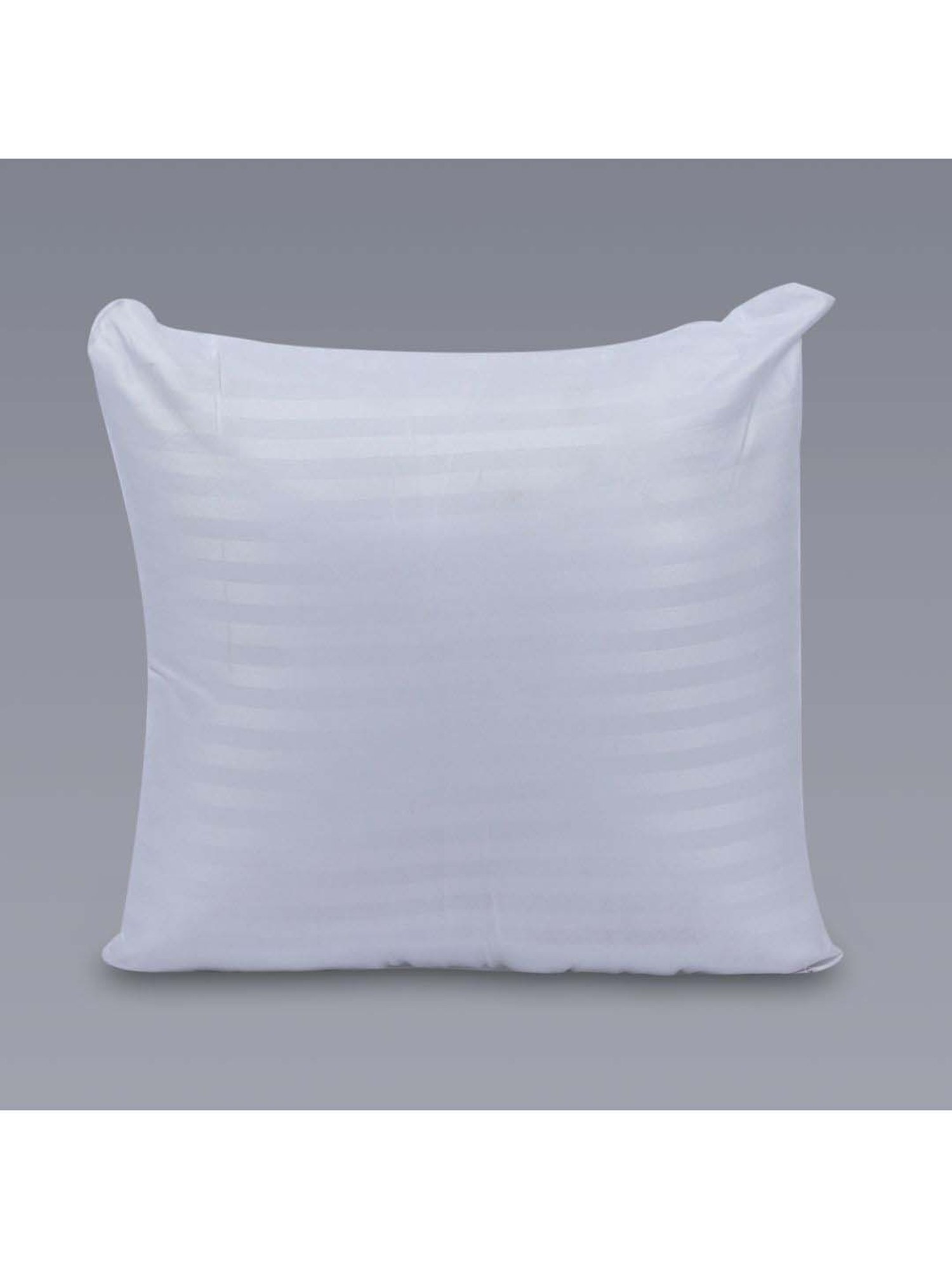 MFD HOME Furnishing White Microfibre Cushions - Set of 2