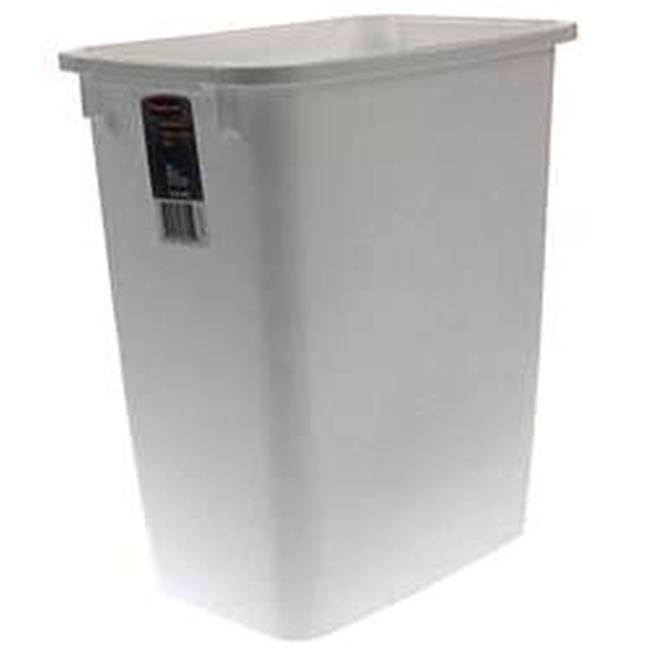 Rubbermaid 21 Qt White Wastebasket  FG280500WHT