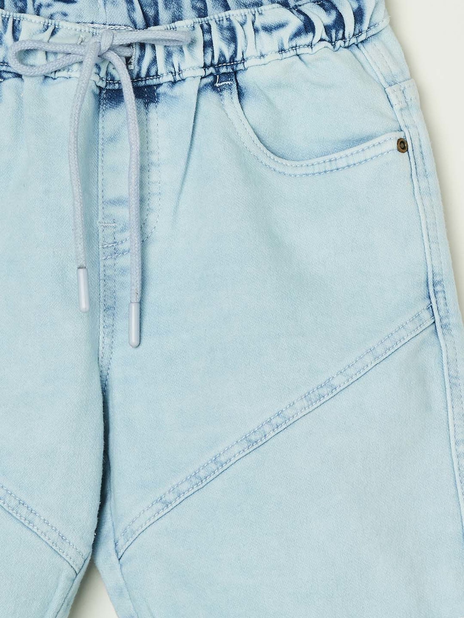 Fame Forever by Lifestyle Kids Blue Cotton Regular Fit Shorts