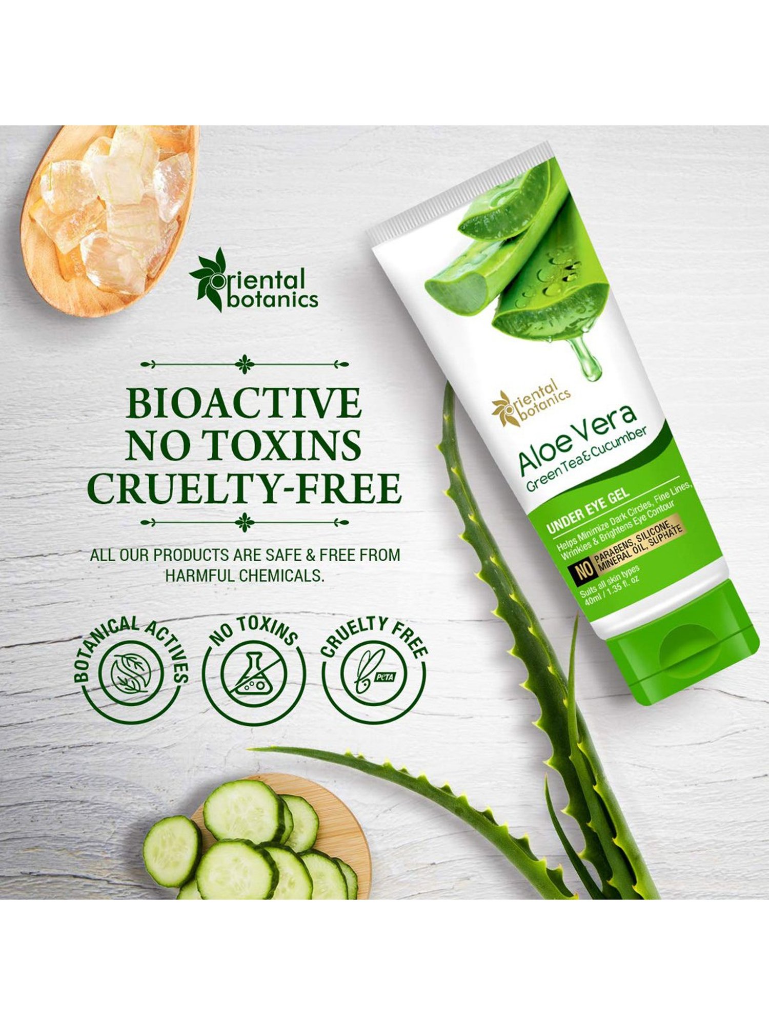 Oriental Botanics Under Eye Gel - 40 ml