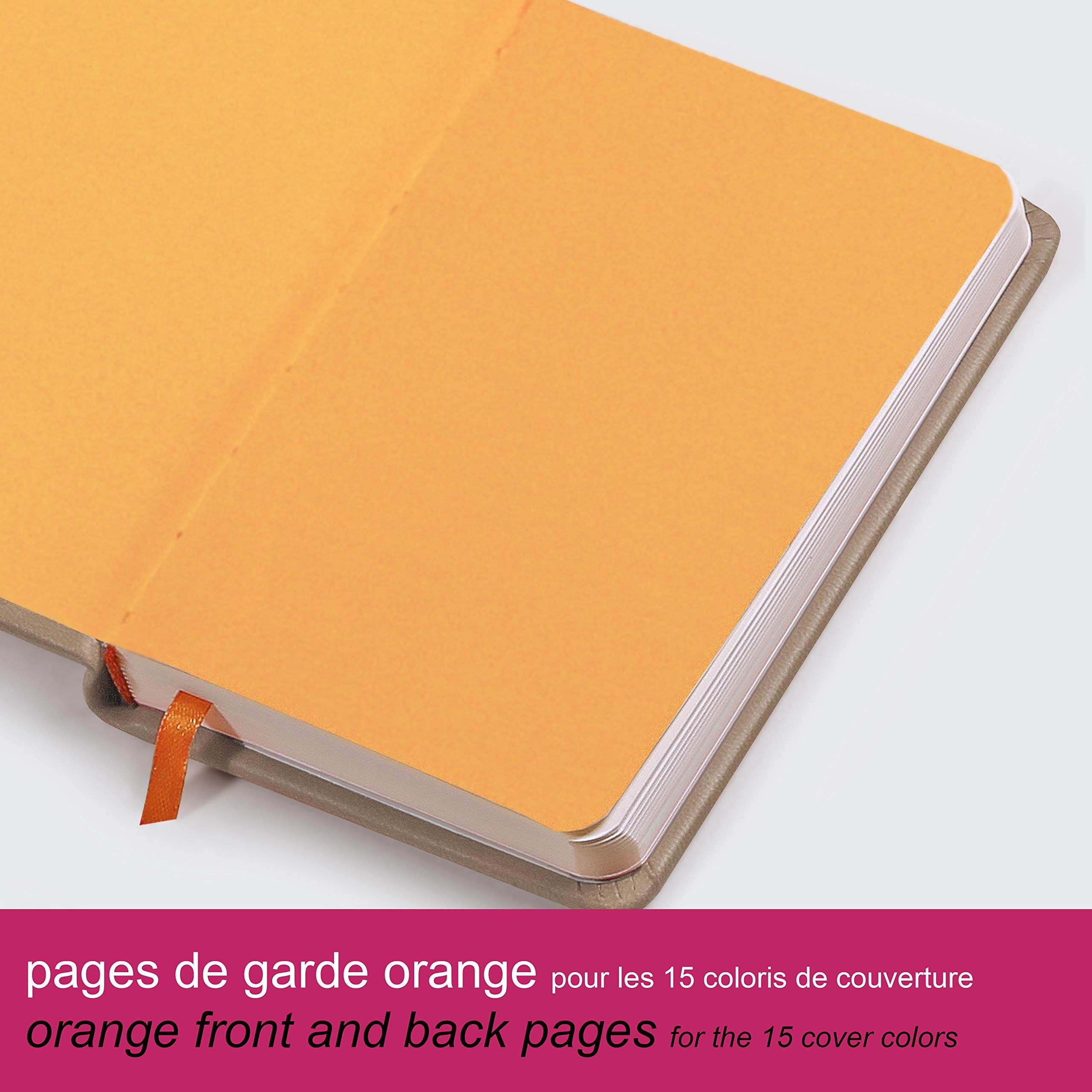 Rhodia Rhodiarama A5 Webnotebook, 5.5 in x 8.25, Lined - Raspberry (118752)
