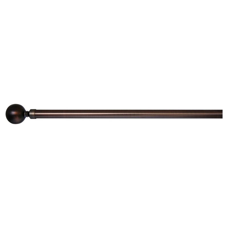48"-86" Lexington Ball Rod Set Bronze - Versailles Home Fashions