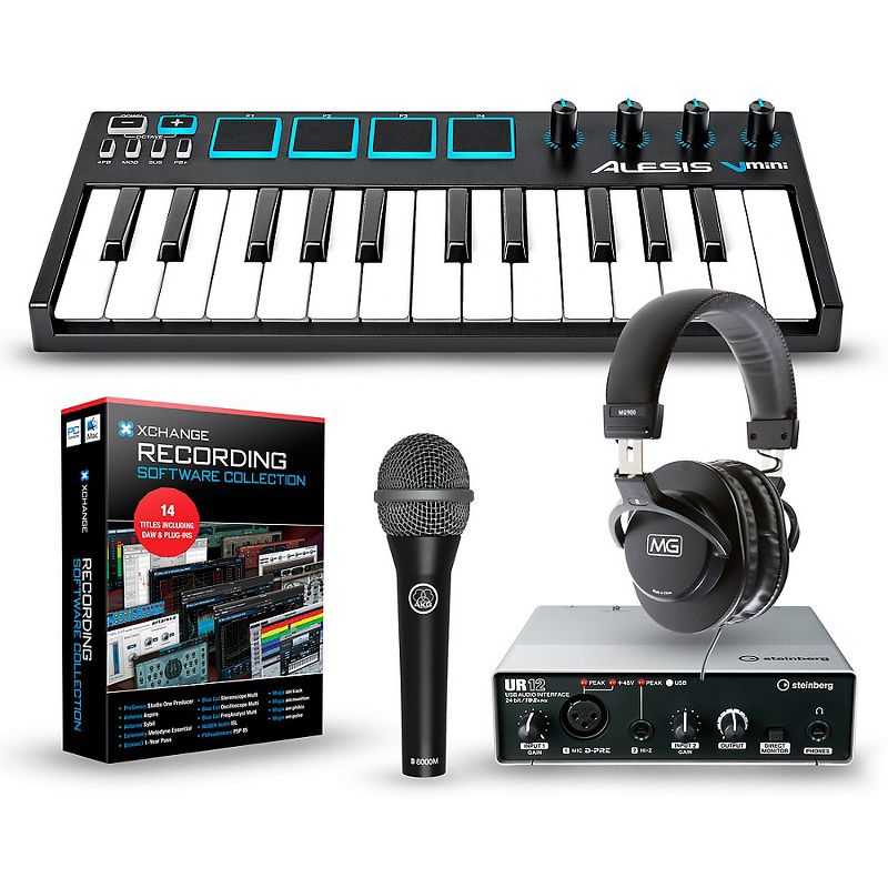 Alesis Q25 25-Key MIDI Keyboard Controller Packages Production Package