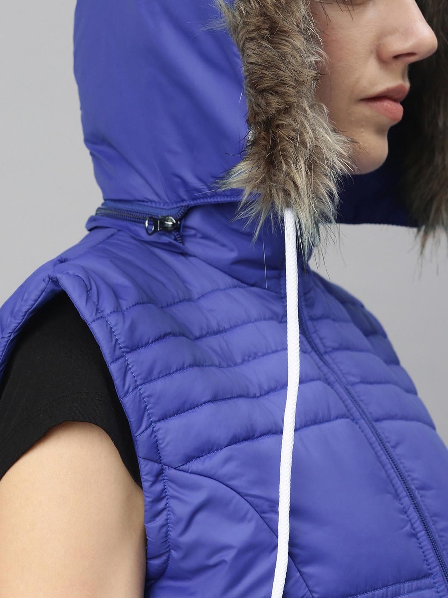 VOXATI Blue Quilted Jacket