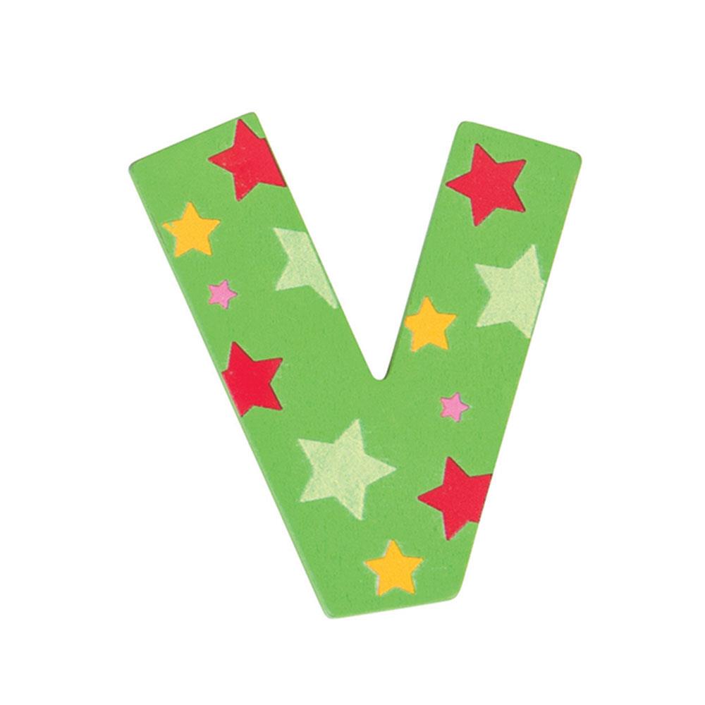 Star Letter V (Green)