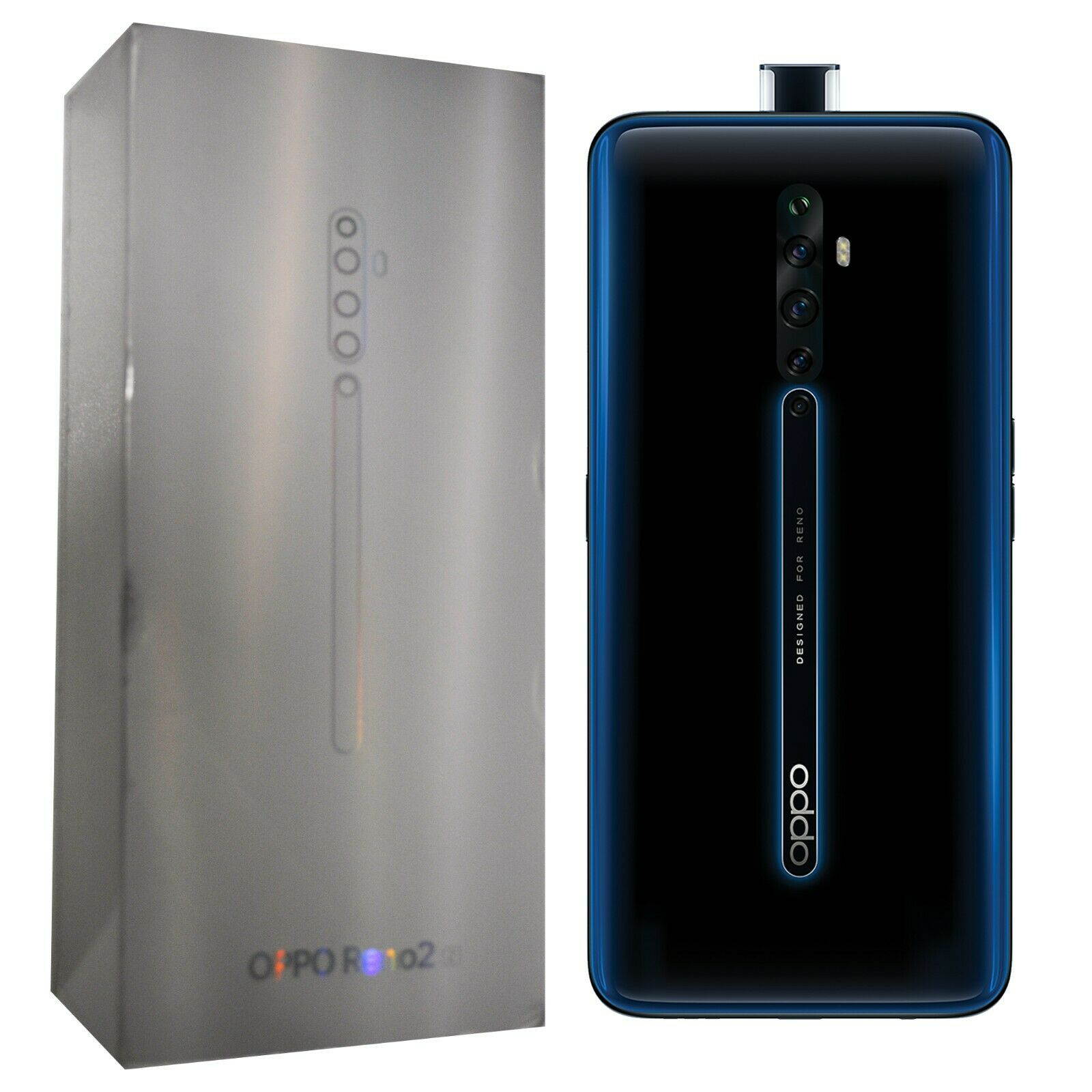 OPPO Reno2 Z Dual-SIM CPH1951 128GB + 8GB RAM Factory Unlocked 4G/LTE Smartphone - Luminous Black