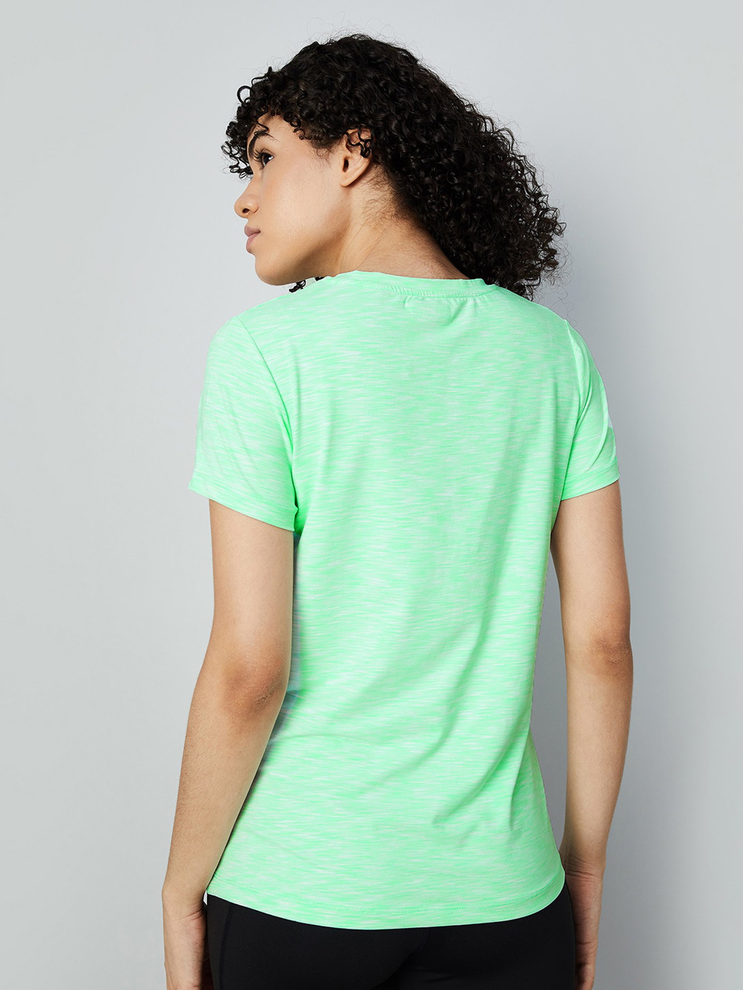 KAPPA Mint Green Printed T-Shirt