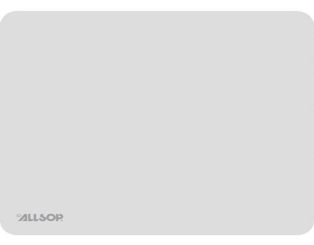 Allsop Accutrack Slimline Mouse Pad Silver 8 3/4" x 8" 30202