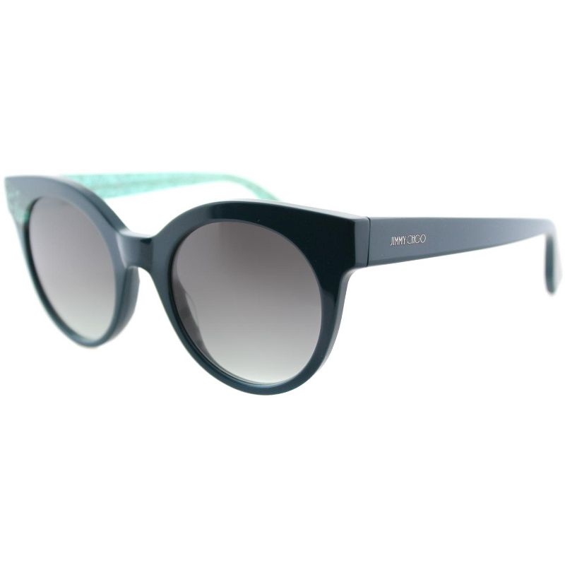 Jimmy Choo  Q4S Womens Cat-Eye Sunglasses Blue 49mm