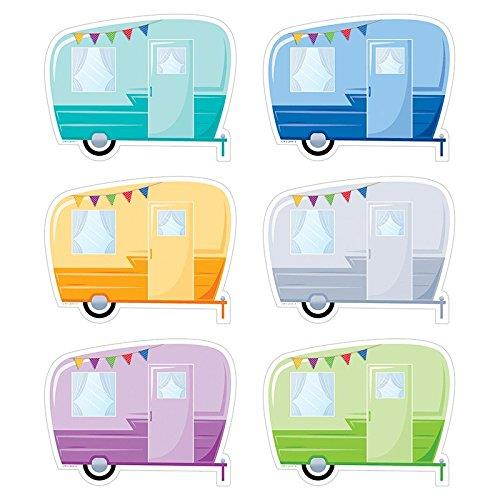 Creative Teaching Press CTP5955 Vintage Trailers 6 in. Cut Outs