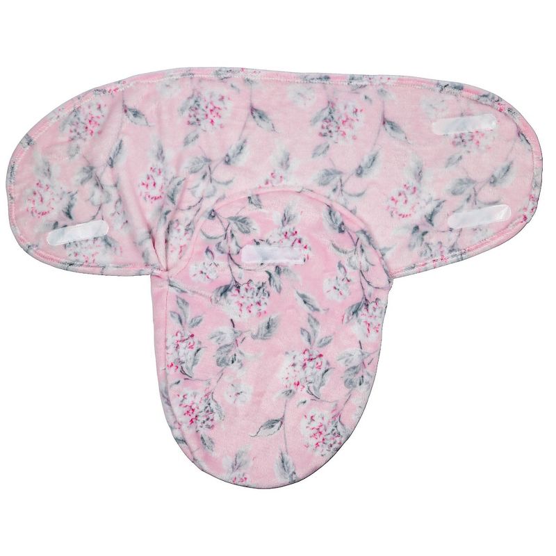 Laura Ashley Single Swaddle Frosted Hydrangea Pink