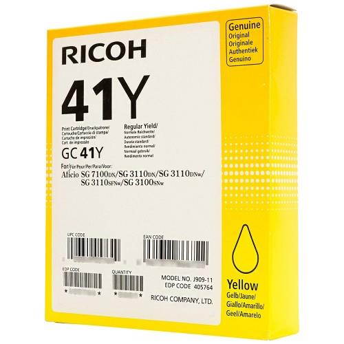 Ricoh GC 41Y Ink Cartridge - Yellow