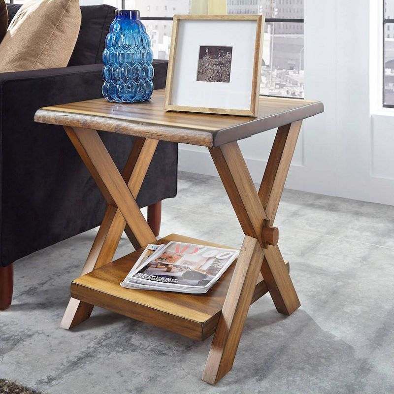 Forest Retreat End Table Brown - Home Styles