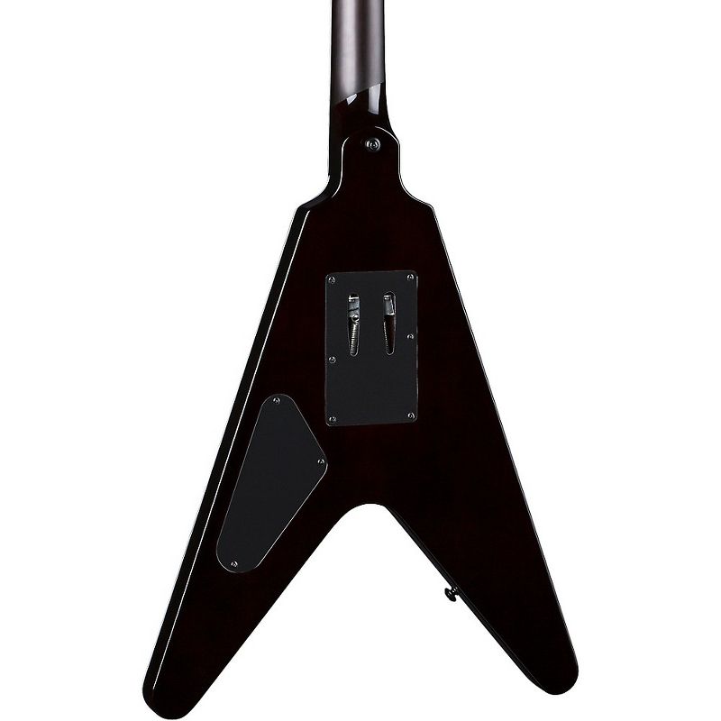 Dean V Select with Floyd Quilt Top Electric Guitar Quilt Trans Brazilia