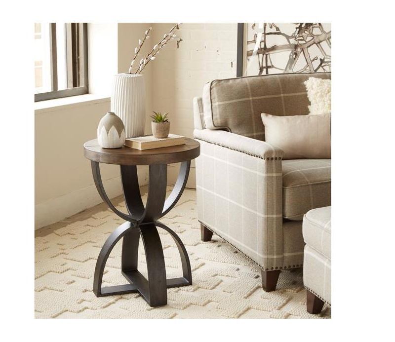 Magnussen T4635 Bowden Round Accent Table