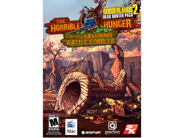 Borderlands 2 - Headhunter 2: The Horrible Hunger of the Ravenous Wattle Gobbler DLC for Mac [Online Game Code]