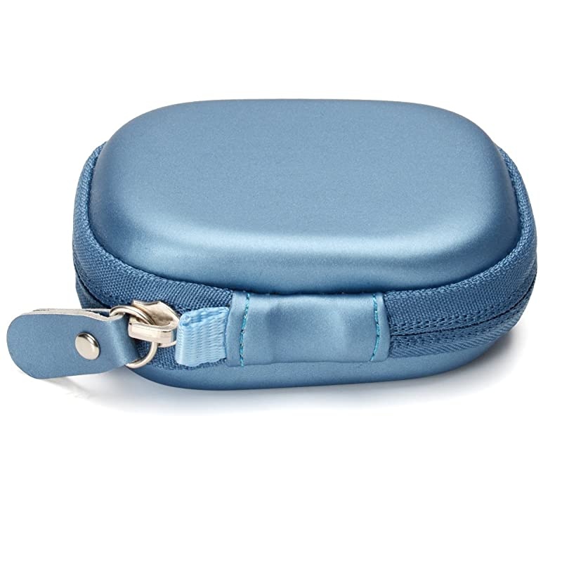 Protective case for Golf GPS for GolfBuddy Voice Voice 2 Bushnell NeoGhost Garmin 0100195900 Approach G10 Mesh Pouches on Both lid and Base for GPS and Cable Separately