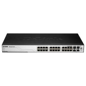 D-Link DGS-3100-24 Managed Gigabit Stackable Layer 2 Switch + 4 combo SFP + 20 Gig Stacking
