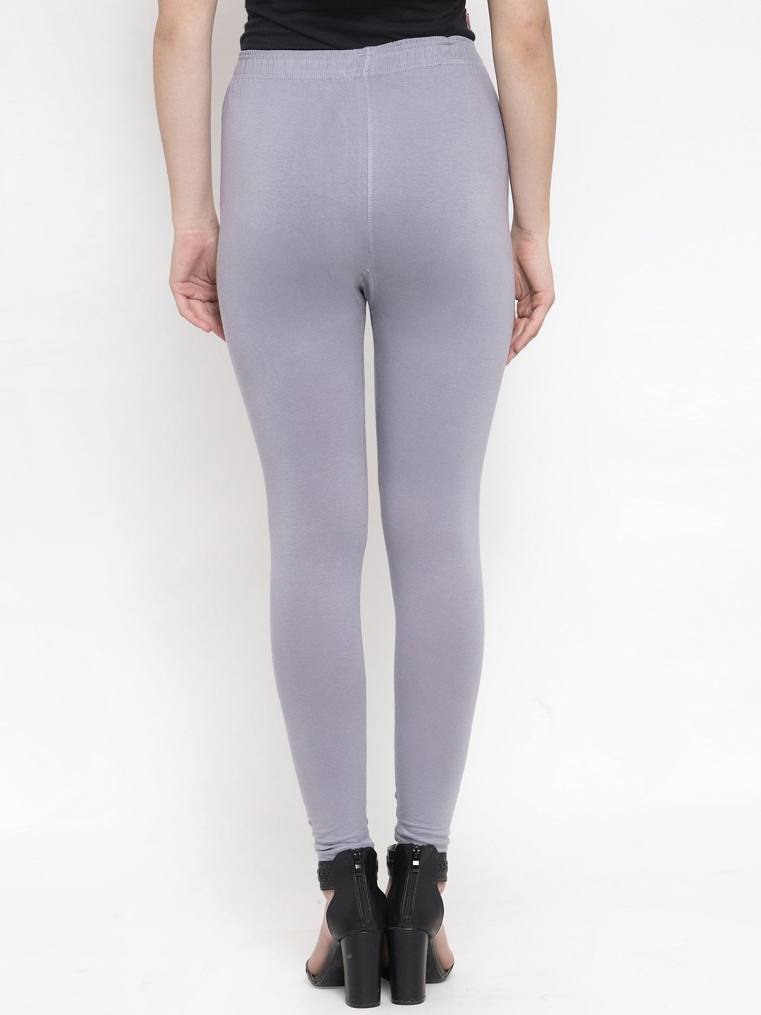 TAG 7 Orange & Grey Leggings - Pack of 2