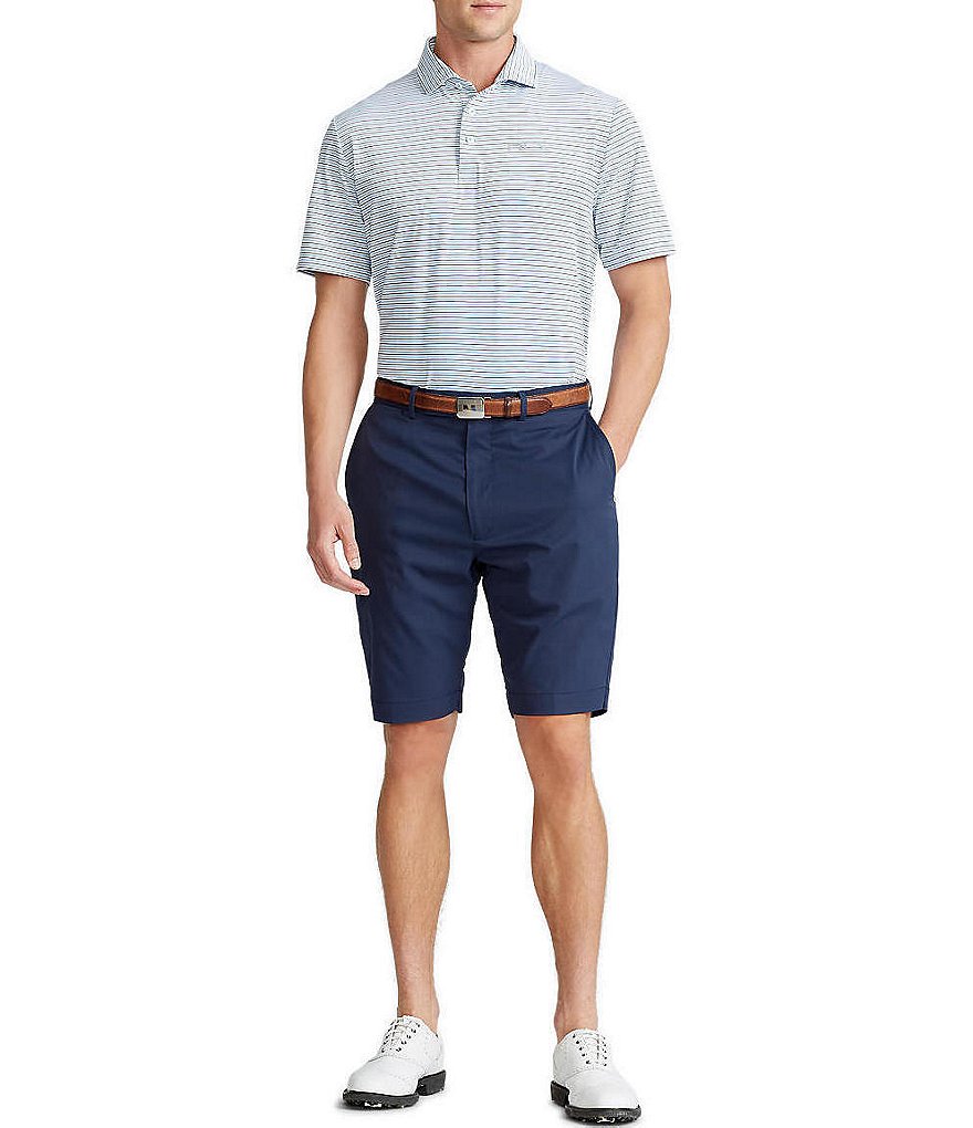 Polo Ralph Lauren RLX Golf Classic-Fit Tech Jersey Blue Lagoon Short-Sleeve Recycled Materials Polo Shirt