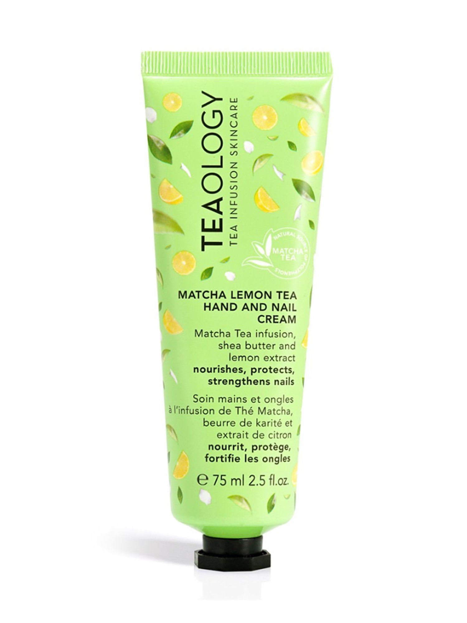 Teaology Matcha Lemon Tea Hand and Nail Cream - 75 ml
