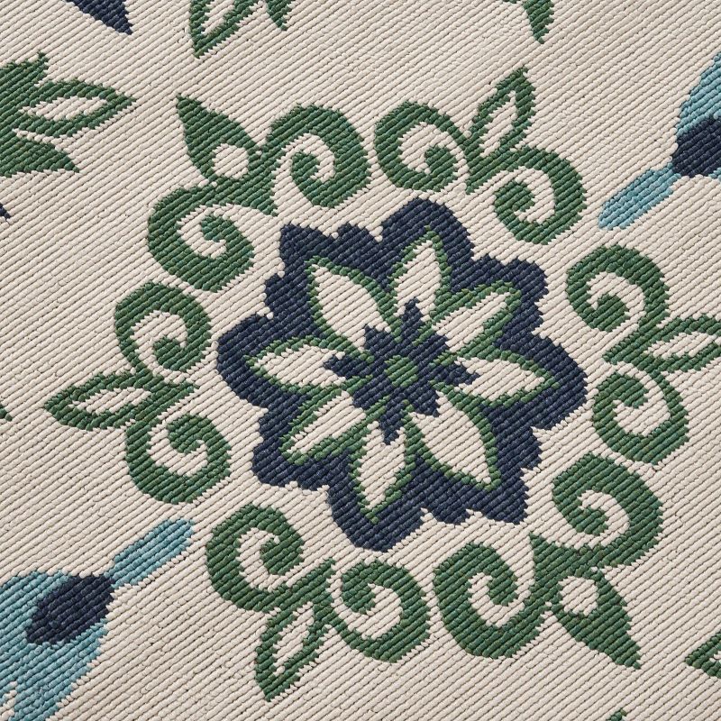 Clichy Rug 5'X5' - Navy/Beige - Safavieh