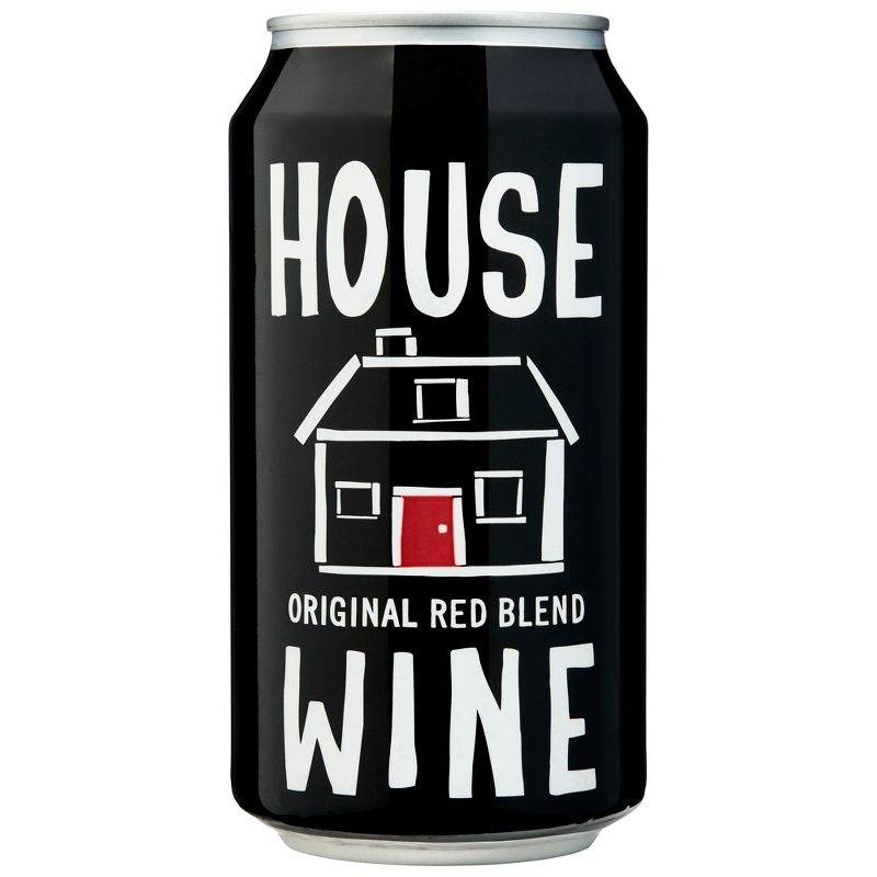 House Wines Red Blend Wine - 375ml Can
