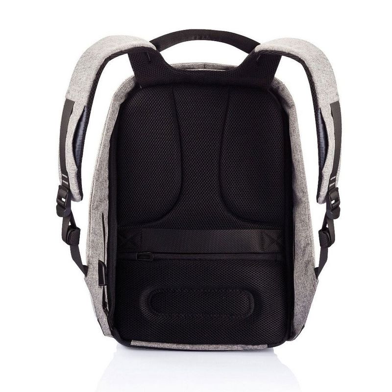 XD Design P705.562 Bobby Extra Large Anti Theft Compact Travel Laptop Case Backpack with USB Port and Hidden Compartments, Grey