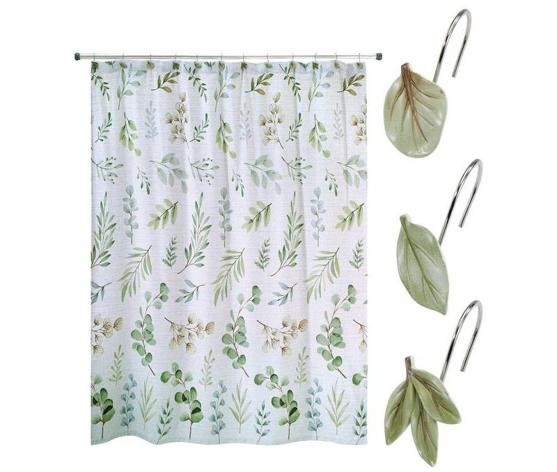 Avanti Ombre Leaves 13 Pc Bath Accessory Set