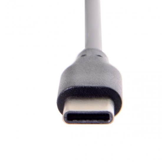 Cablecc Type-C to Dual Ports USB-C Female Hub Cable For Laptop PC & Mouse & Flash Disk