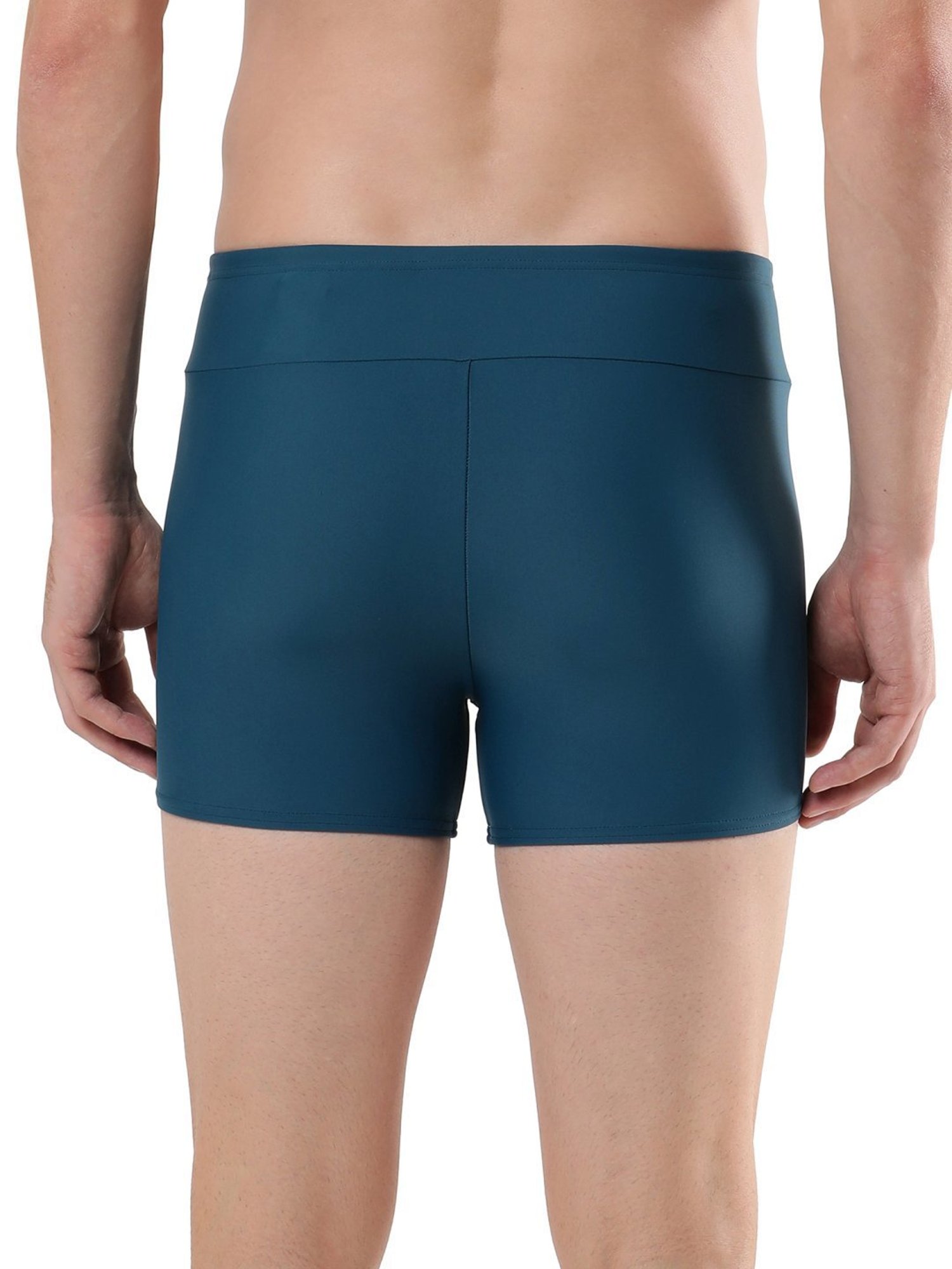 Speedo Darkteal Regular Fit Self Pattern Swimwears