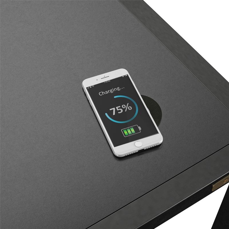 Bel Air Writing Desk Black - Cosmoliving By Cosmopolitan