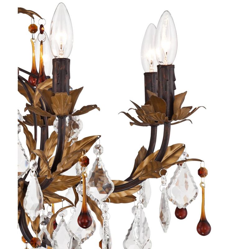 Kathy Ireland Venezia Gold 8-Light 26" Wide Chandelier