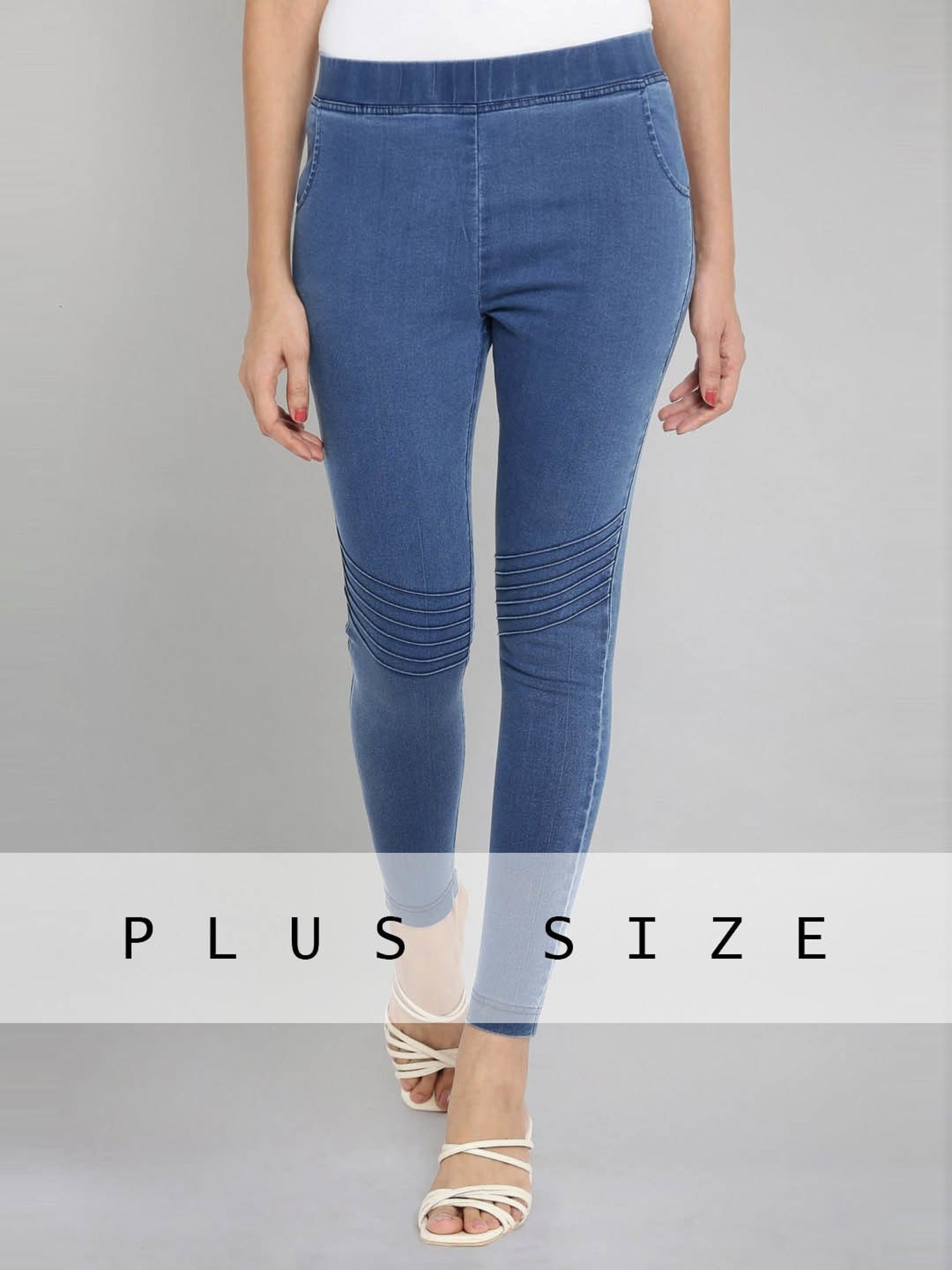 Elleven from Aurelia Blue Cotton Jeggings