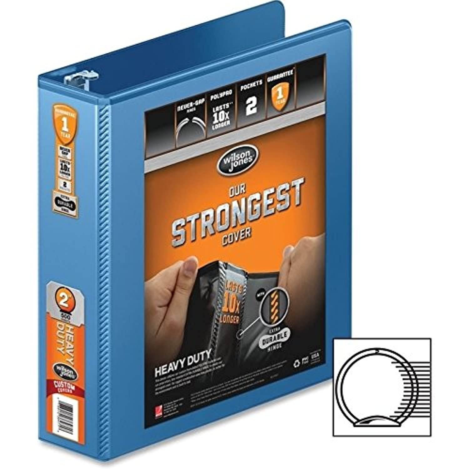 Acco/Wilson Jones Heavy-duty Rnd Ring View Binder