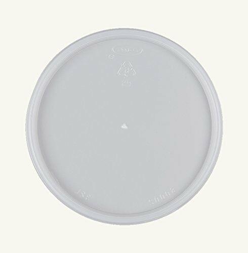 Dart 16MJ32, 16 Oz. White Foam Food Container with Vented Lid, CASE OF 100