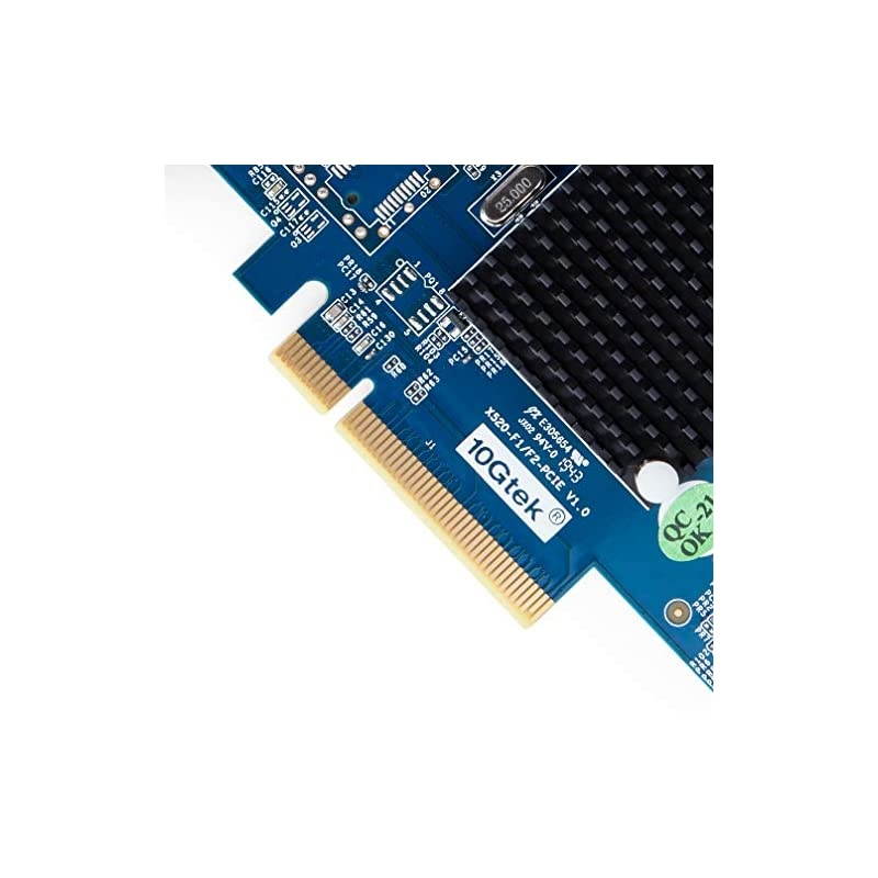 PCIE NIC Network Card Single SFP+ Port PCI Express Ethernet Lan Adapter Support Windows ServerLinuxVMware Compare to Intel X520DA1