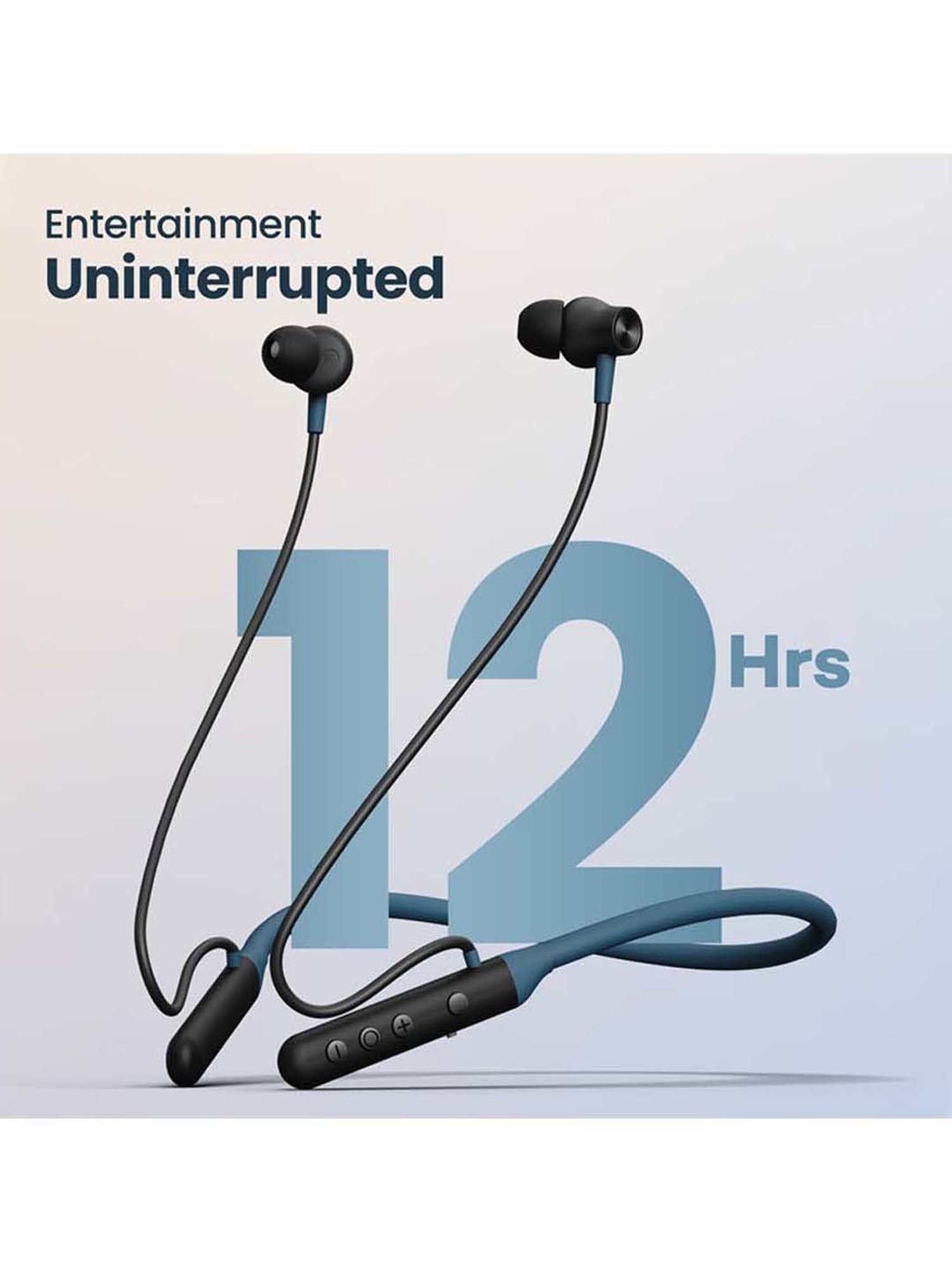 Boult Audio ProBass YCharge Wireless Bluetooth Neckband with Type-C Fast Charging (Blue)