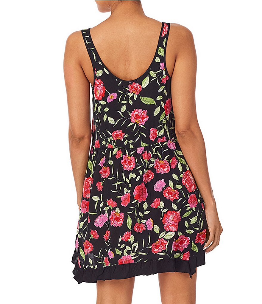 Kensie Floral Print Woven Chemise