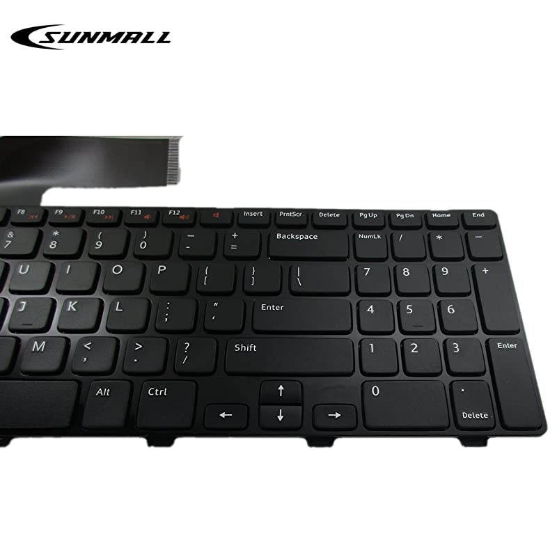 N5110 Keyboard for DELL Inspiron Replacement Laptop Keyboard with Frame for DELL Inspiron 15R N5110 M501Z M511R Ins15RD2528 2728 2428