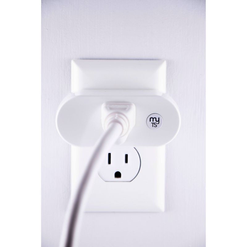 myTouchSmart Indoor Plug In Outlet Wi-Fi Timer White