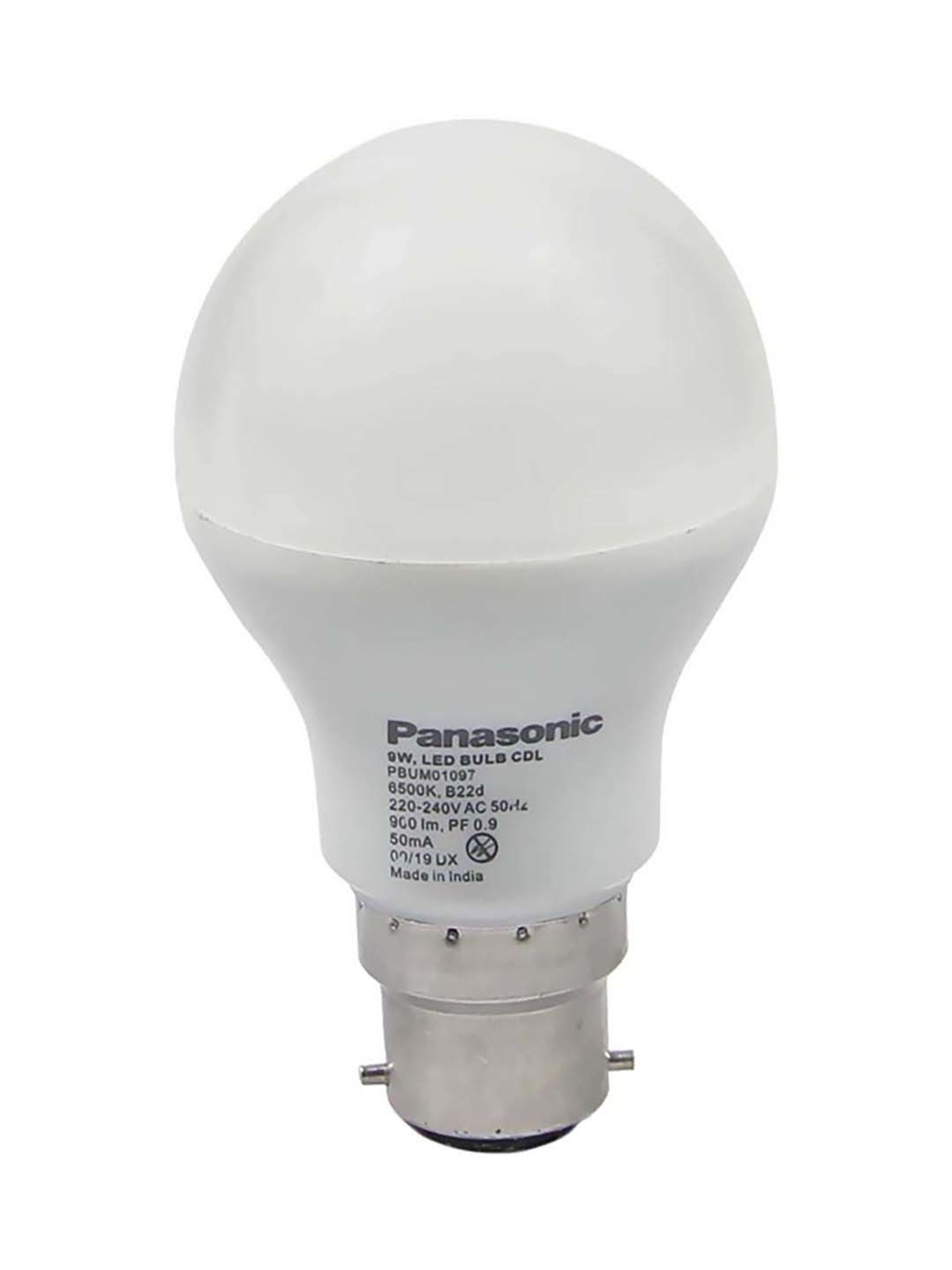 Panasonic B22 9Watt LED Bulb - Pack of 2 (Cool Day Light)