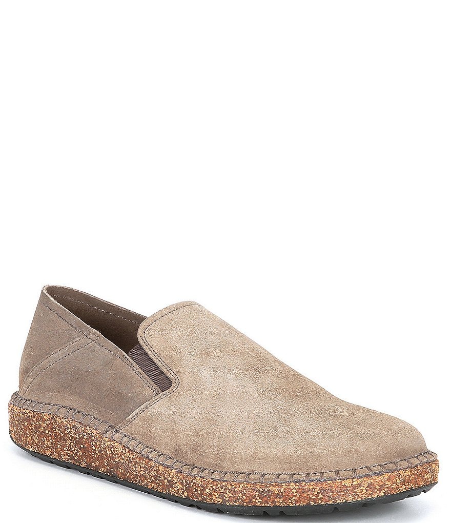 Trotters Harlow Lizard Patent Suede Leather Slip-Ons