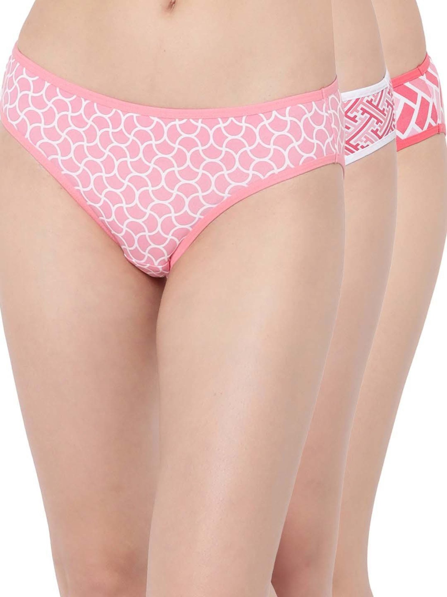 Lyra Assorted Color Cotton Printed Hipster Panties - Pack Of 4