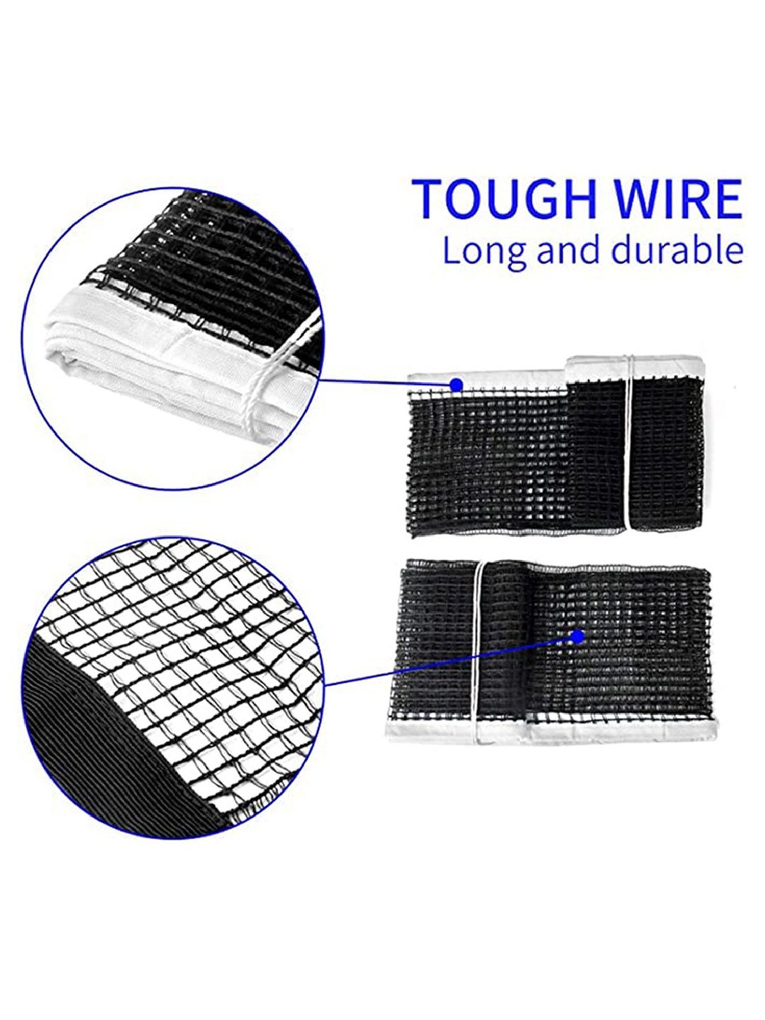 Stag Global Premium Cotton Table Tennis Table Net (Black) Size - 15X178