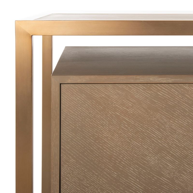 Carmel Sideboard Dark Brown/Black - Chique