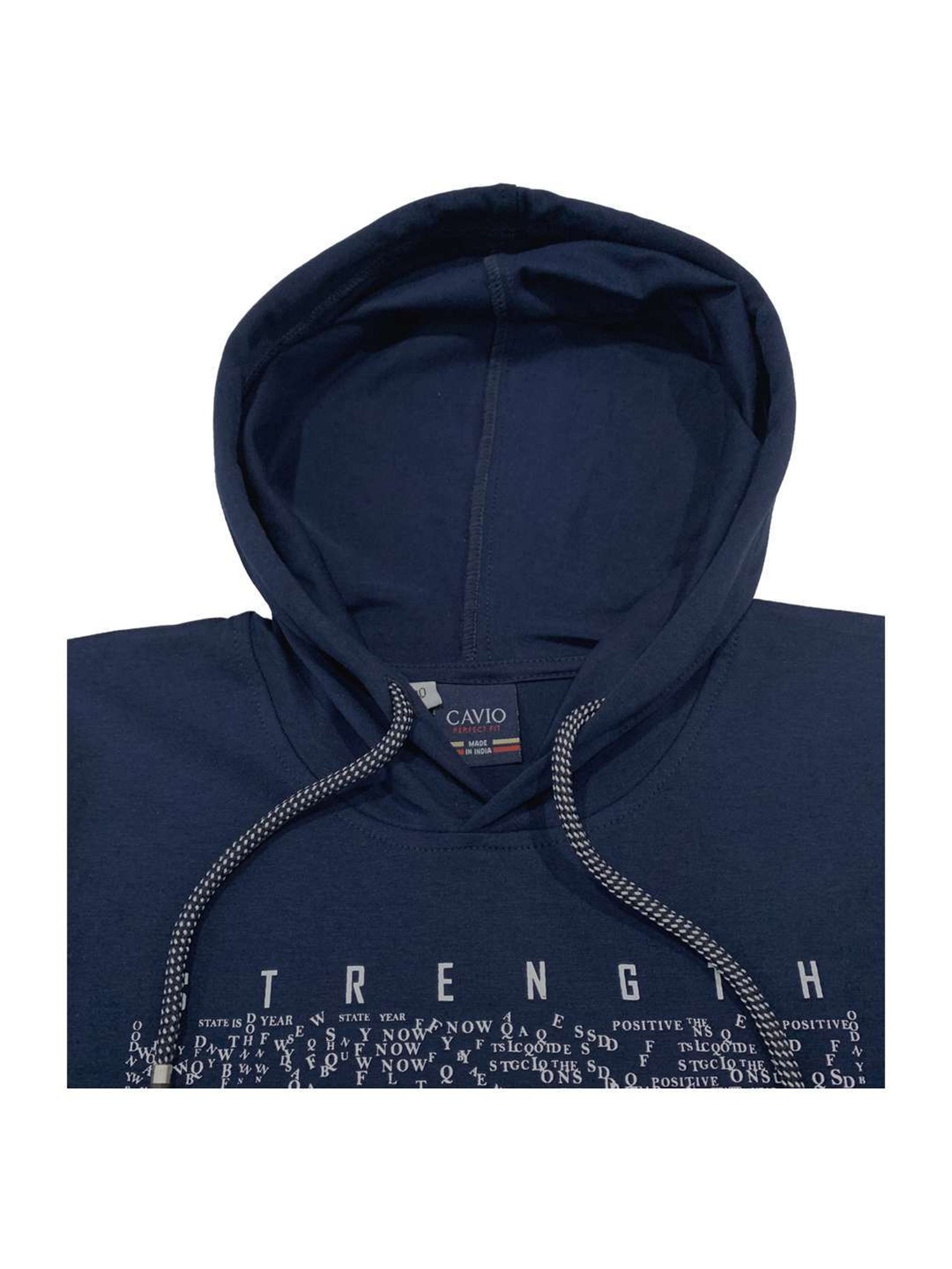 Cavio Kids Navy Cotton Printed T-Shirt