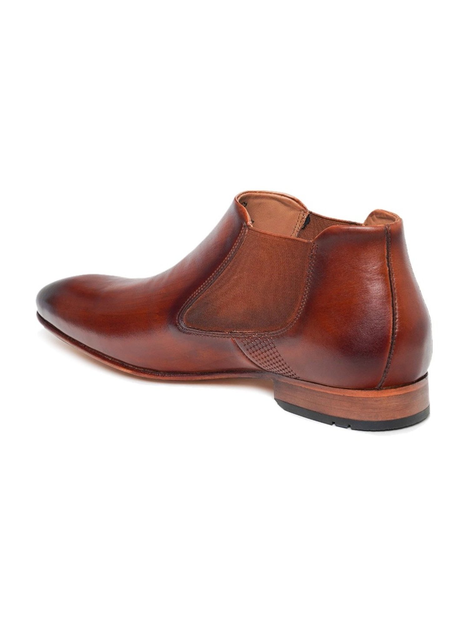 Ruosh Men's Brown Chelsea Boots