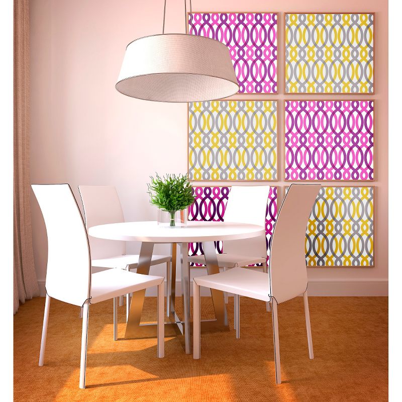 Devine Color Scroll Peel & Stick Wallpaper Pink