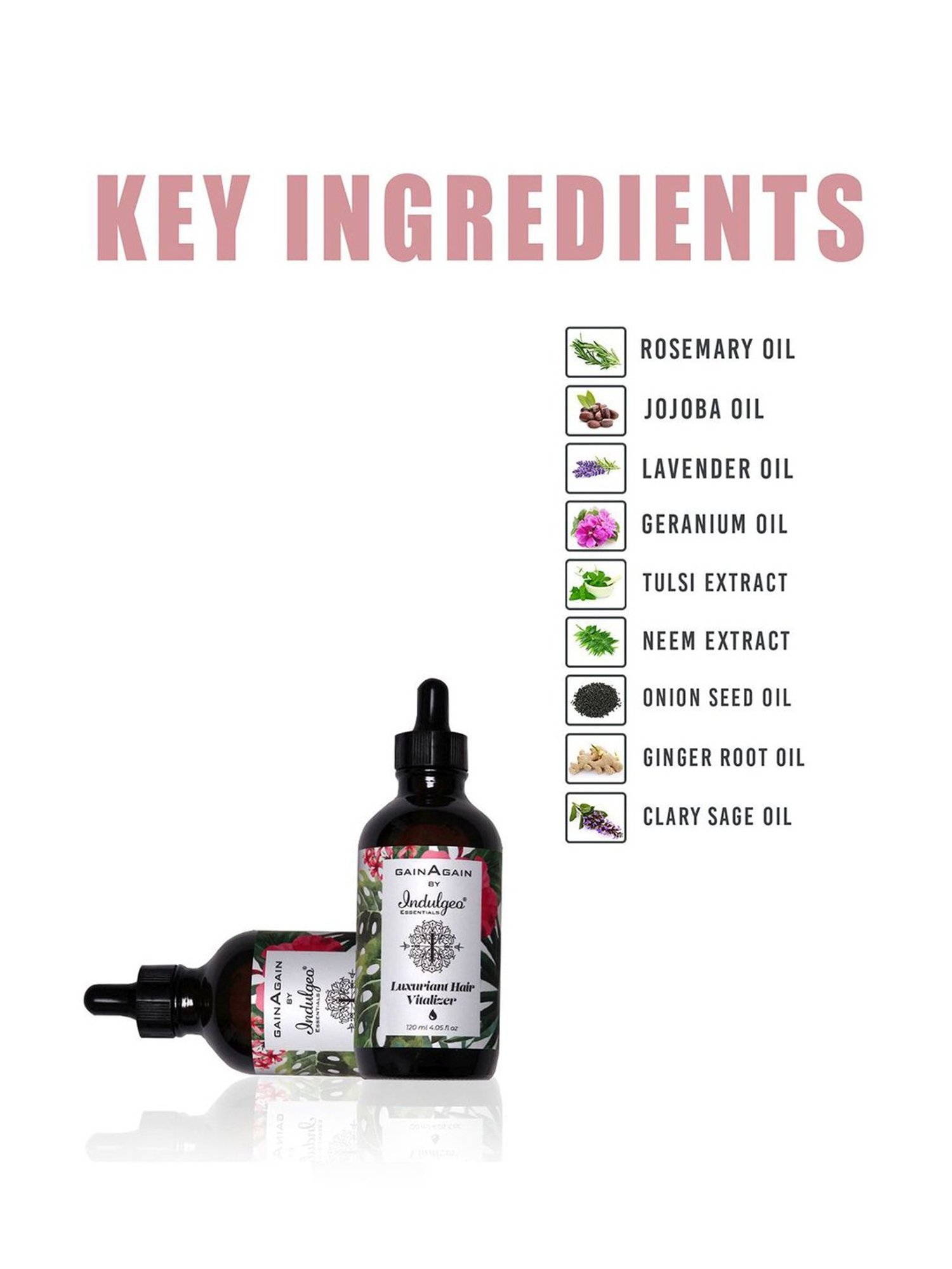 Indulgeo Essentials Luxuriant Hair Vitalizer - 120 ml